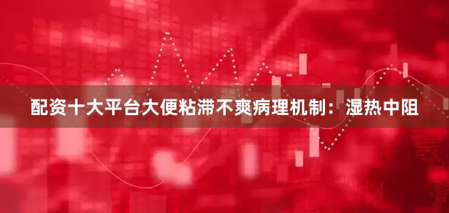 配资十大平台大便粘滞不爽病理机制：湿热中阻